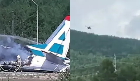 俄罗斯客机坠毁