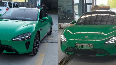 全国第一辆小米SU7出租车