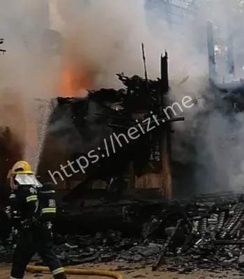 湖南长沙博物馆失火