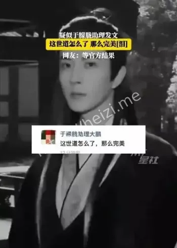 疑似助理朋友圈发文