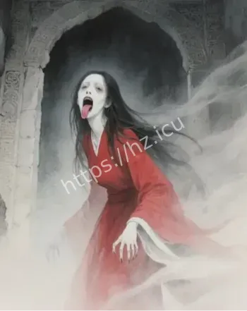 凤凰古城游客遇白影